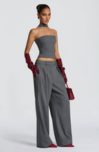 Šála Vinnie - šedý melír