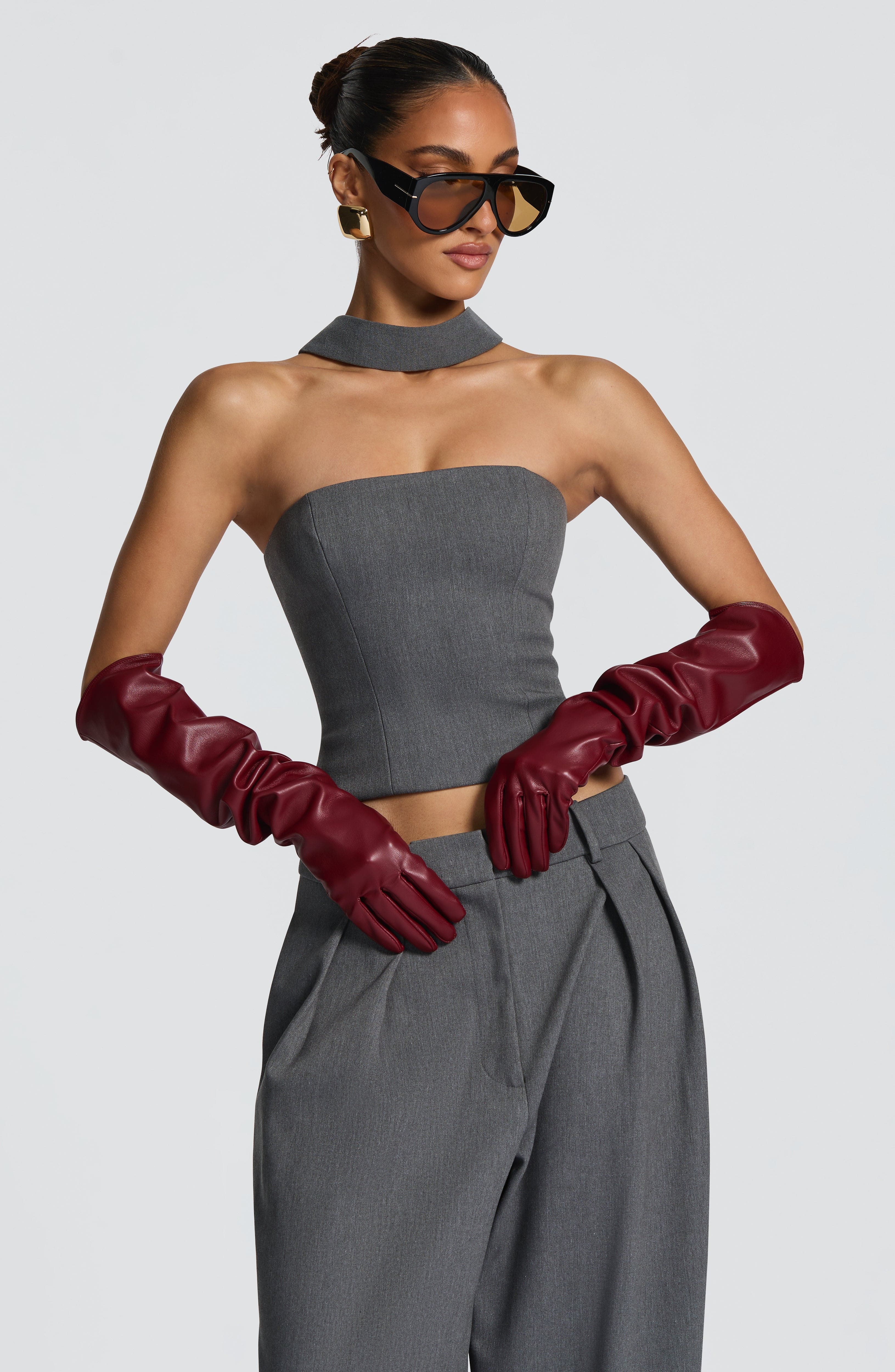 Šála Vinnie - šedý melír