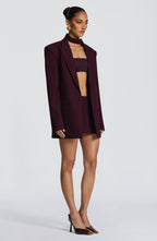 Šála Vinnie - švestková