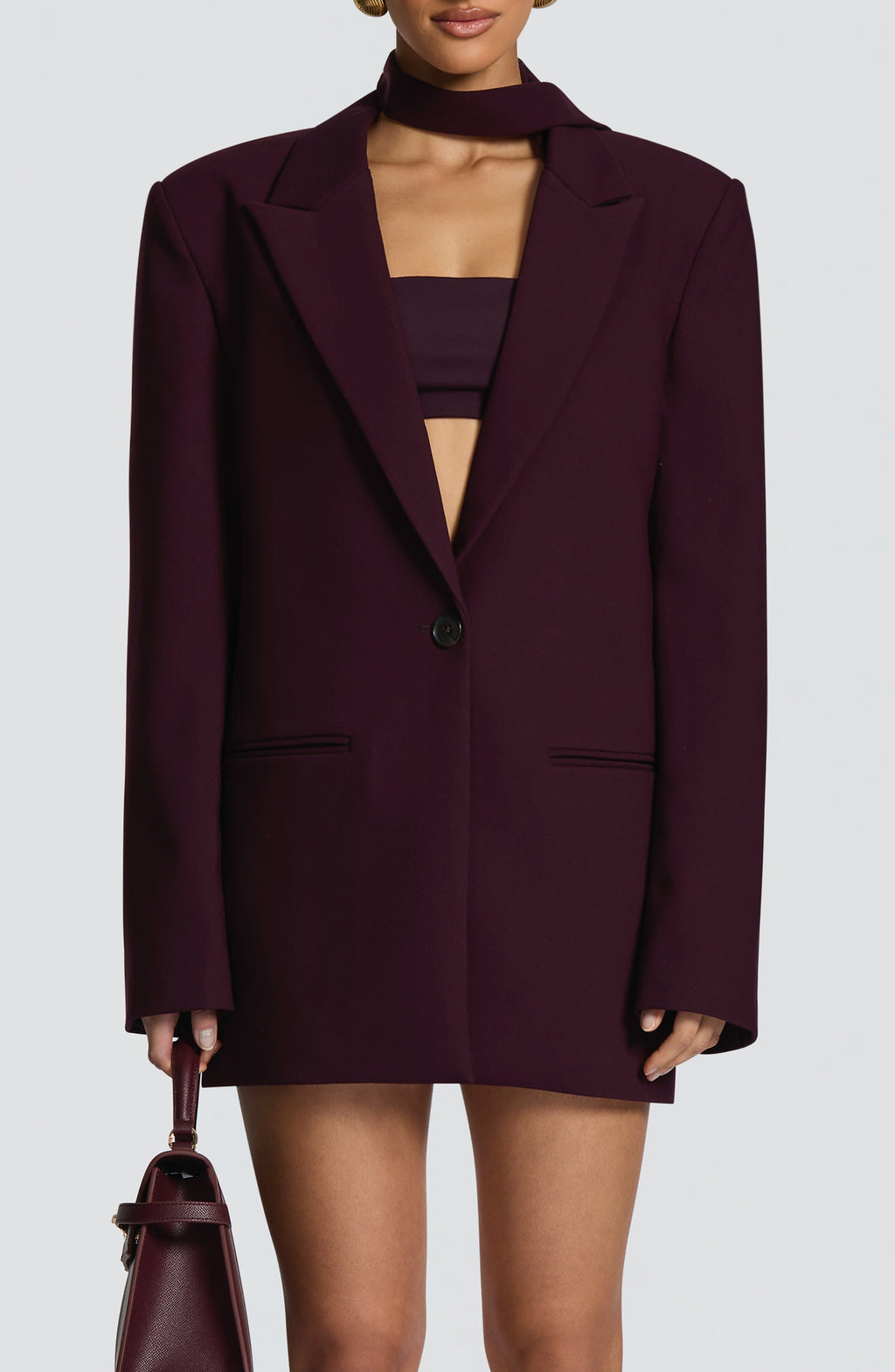 Šála Vinnie - švestková