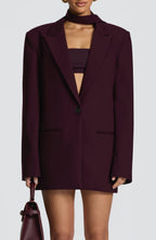 Šála Vinnie - švestková