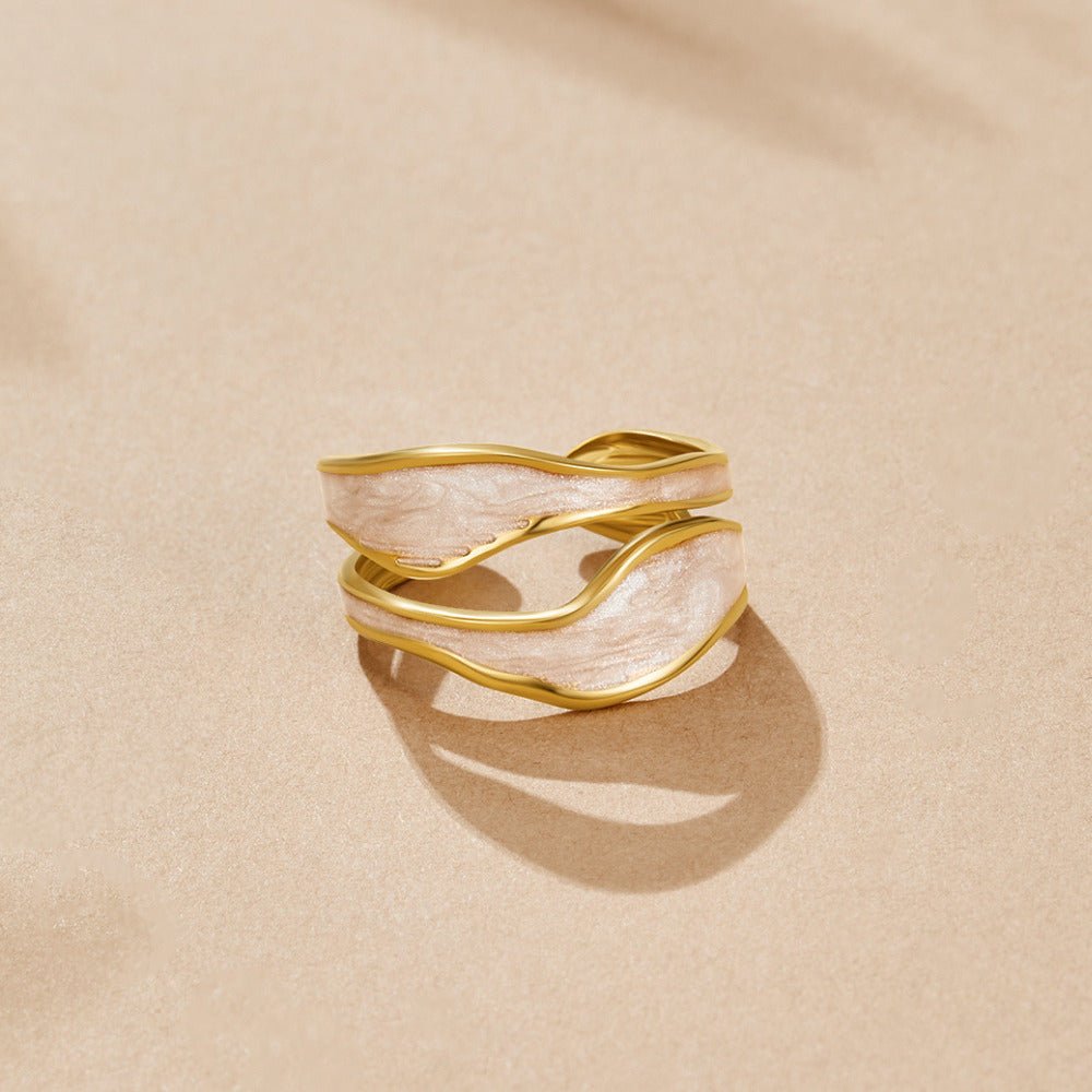 Wave Sahara Gold Ring