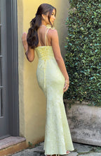 Maxi šaty Whitney - citronové