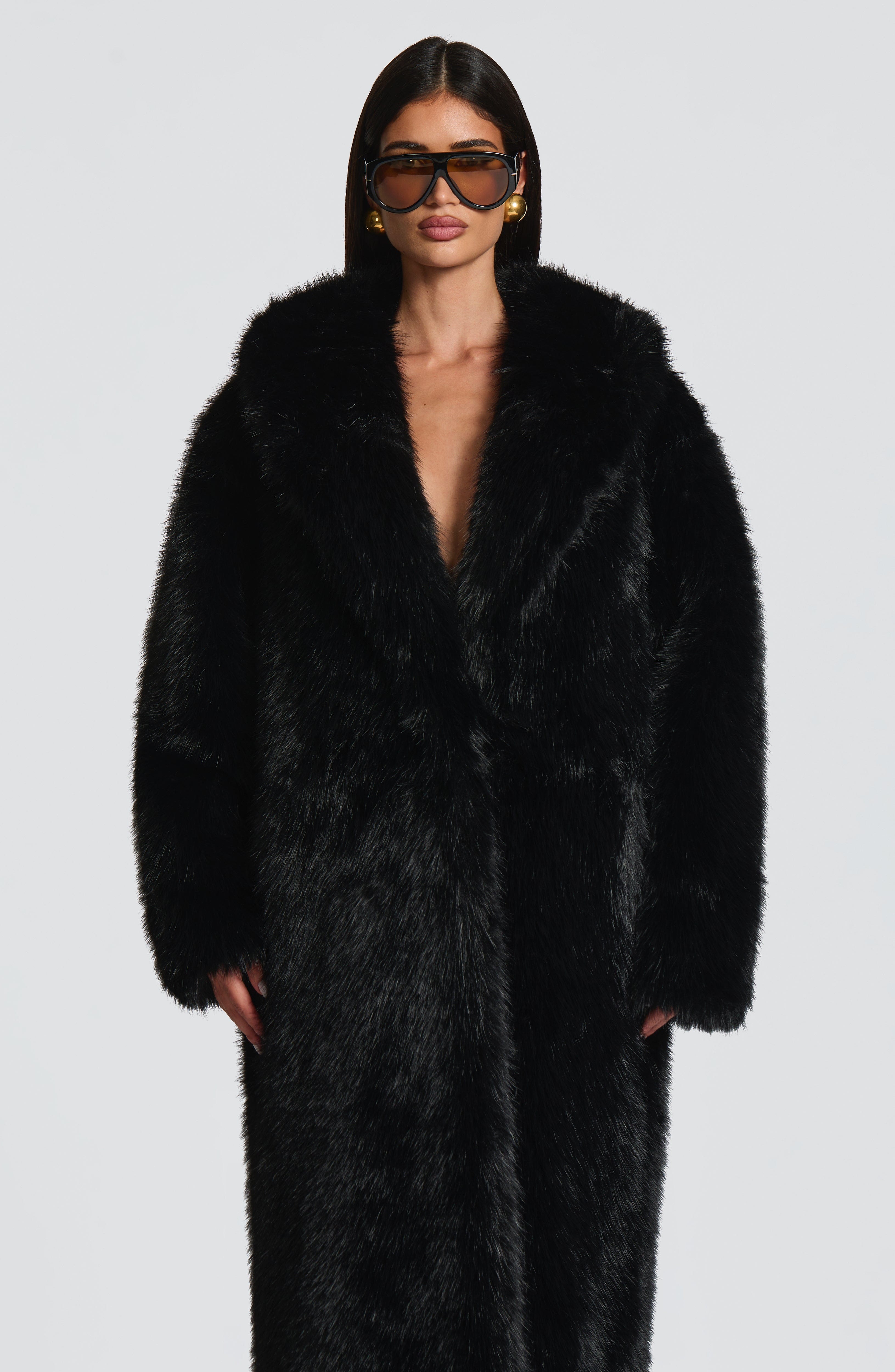 Vrbový kabát - černý