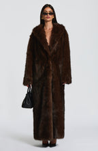 Vrbový kabát - čokoládový