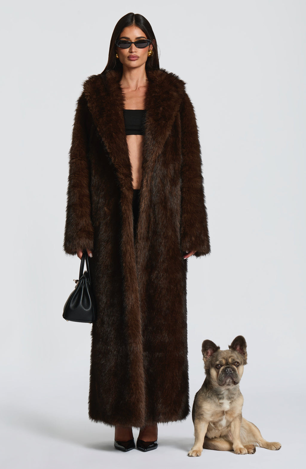 Vrbový kabát - čokoládový