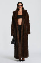 Vrbový kabát - čokoládový