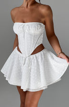 Korzet Wilma - slonovinová barva