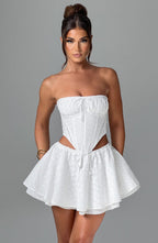 Korzet Wilma - slonovinová barva