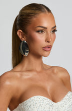 Náušnice Yuki - stříbrné